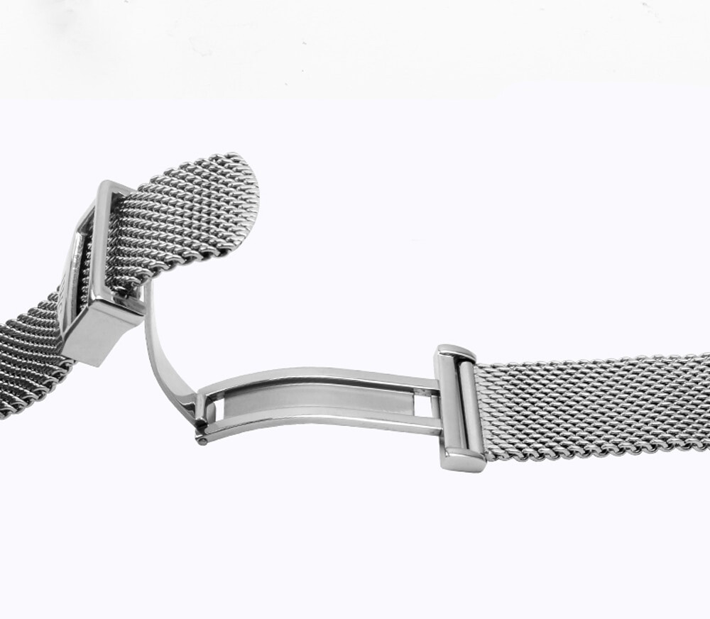 Silver Mesh Strap for IWC Portofino, Portugieser Milanese Band 20