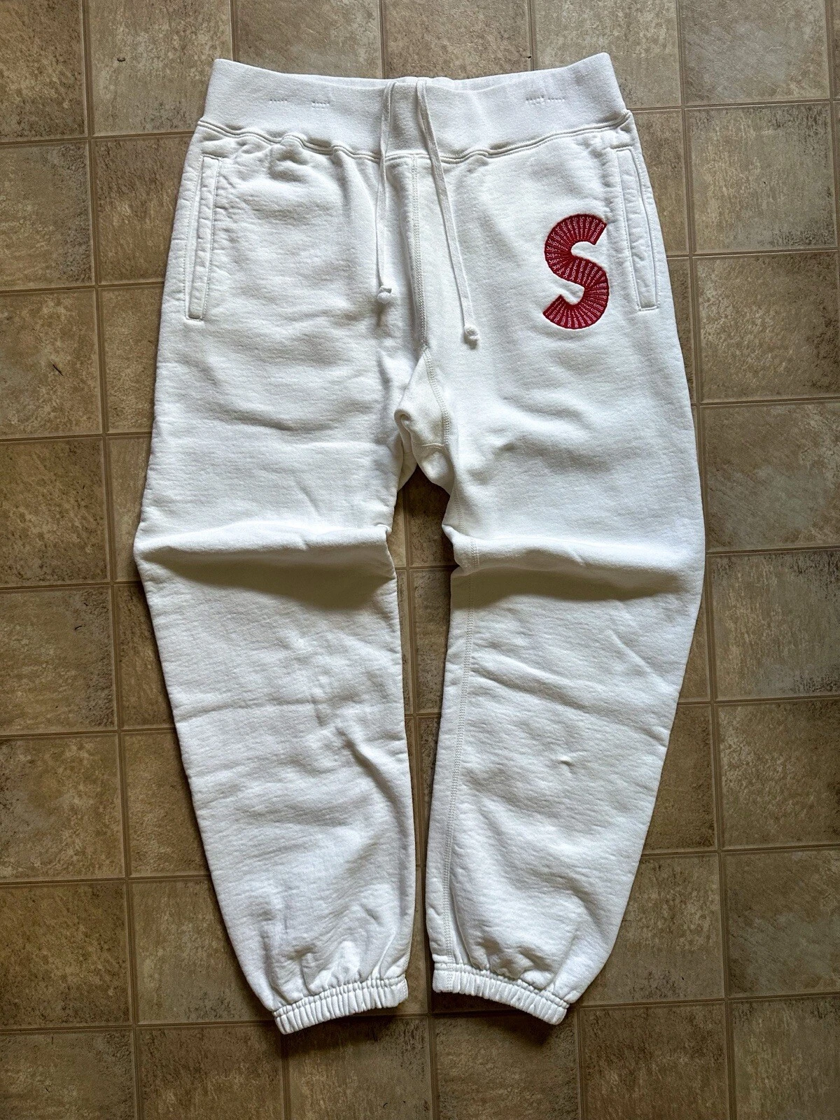 pantalon de survêtement suprême S LOGO