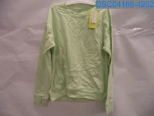 All In Motion: Girls Medium Green Performance Crew Long Sleeve 195994833380