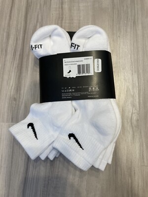 nike 6 pack everyday plus cushion ankle socks