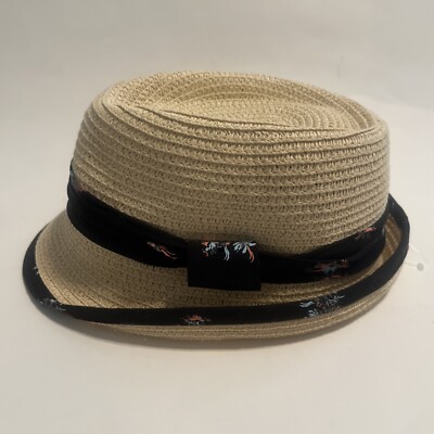 Quick Silver Fedora Logo Straw Hat Size XL Unisex Quiksilver | Accessories | Quicksilver Straw Fedora Hat  main image 3