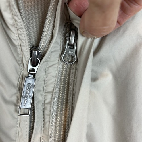 Walter Hagen Performance Mens Front Zip Golf Windbreaker Vest M Beige Pockets - Picture 6 of 10
