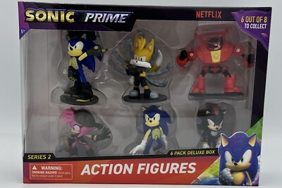 Sonic Prime Series 2 Figures 6 Pack Deluxe Box NEW