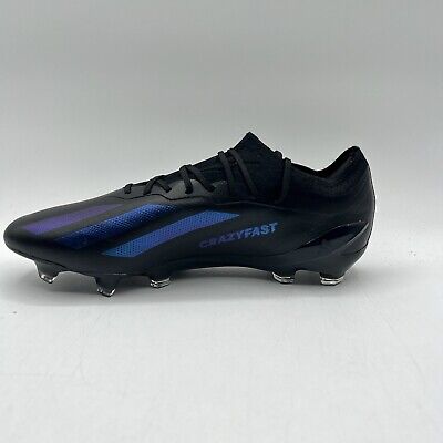 Adidas Men's X Crazyfast.1 FG Soccer Size 7.5 Black/Blue Adidas Men's X Crazyfast.1 FG Soccer Size 7.5 Black/Blue