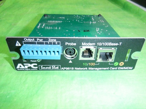 APC AP9618 Smart Slot UPS Network Management Card EM/MDM @ Q - 第 2/3 張圖片