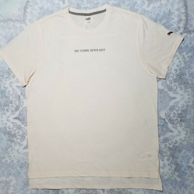 Puma Sport Shirt The Strong Never Rest size XL ivory 62200