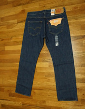 Mens Levis Button Fly Straight Leg Red Tab Jeans size 36x30