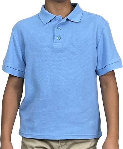 Access Unisex Short Sleeve School Uniform Pique Kids Polo Shirts - Picture 22 of 39