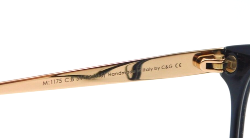 NUEVO MARCO DE GAFAS CUTLER AND GROSS OF LONDON CGOP-1175-B ORO NEGRO 54-16-145 - Imagen 8 de 9