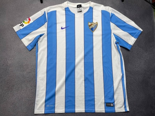 Malaga FC 2015/2016 Home Football Shirt Size XL - Picture 1 of 6