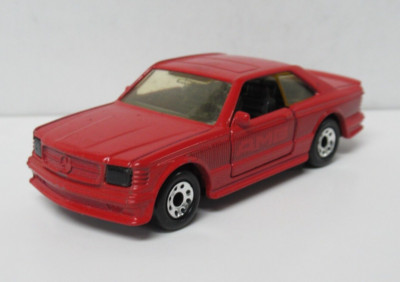 1984 Matchbox Red Mercedes 500 SEC AMG