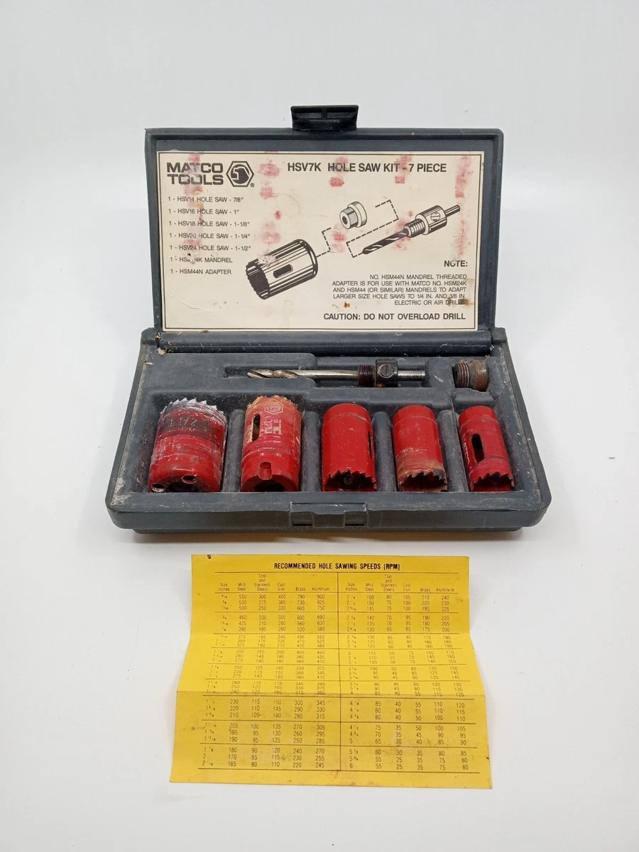 Matco hole 2024 saw kit