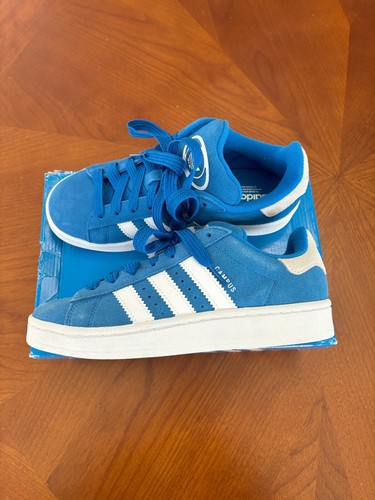 Size 5.5 - Adidas Campus 00s Big Kid Sneaker (Blue White) BRAND NEW - Picture 2 of 4