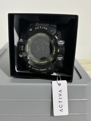 Activa Armour X Invicta Men's Digital Watch - 50mm. Camouflage. Green