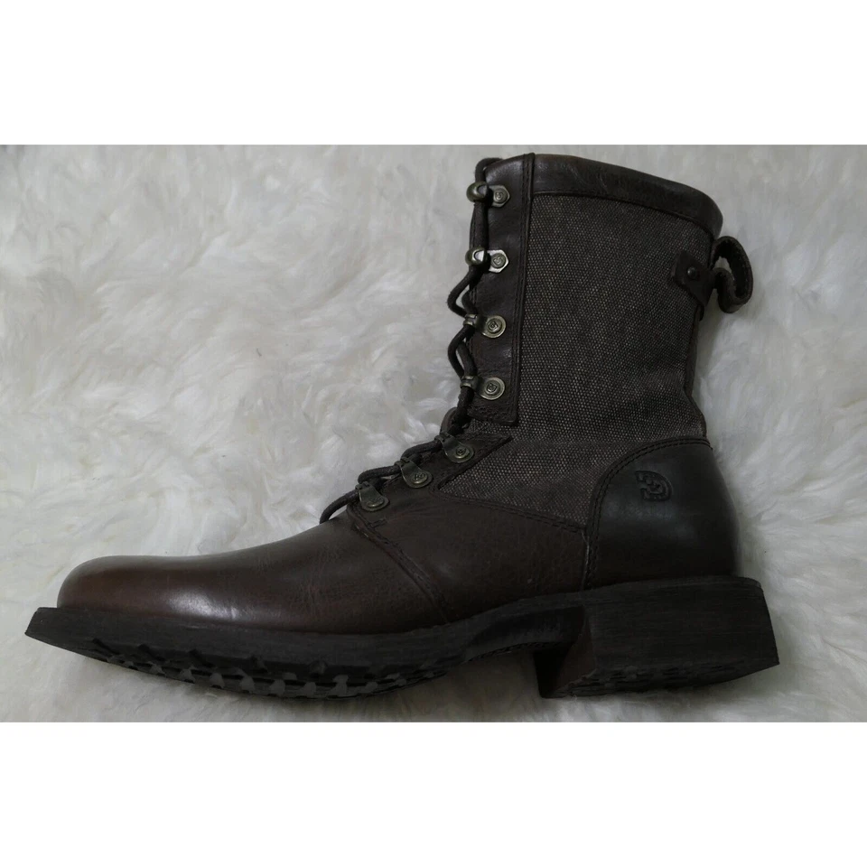 NUEVO CON ETIQUETAS Botas Durango Drifter Mujer 8" Cuero Marrón Café Militar Talla 9 DRD0322 Foto 3 de 4