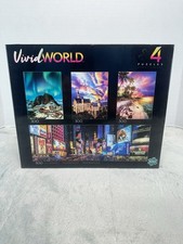 Buffalo Jigsaw Puzzle 4 Puzzles Multipack - 2 Sealed - 2 Opened all Pieces 