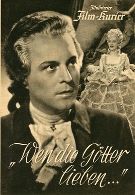 Filmprogramm ''WEN DIE GÖTTER LIEBEN'' (IFK) 1942 Hans Holt, Paul Hörbiger
