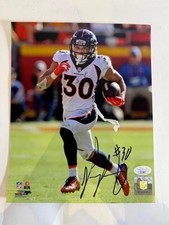 Phillip Lindsay Autographed 8x10 Action Photo - Denver Broncos #30