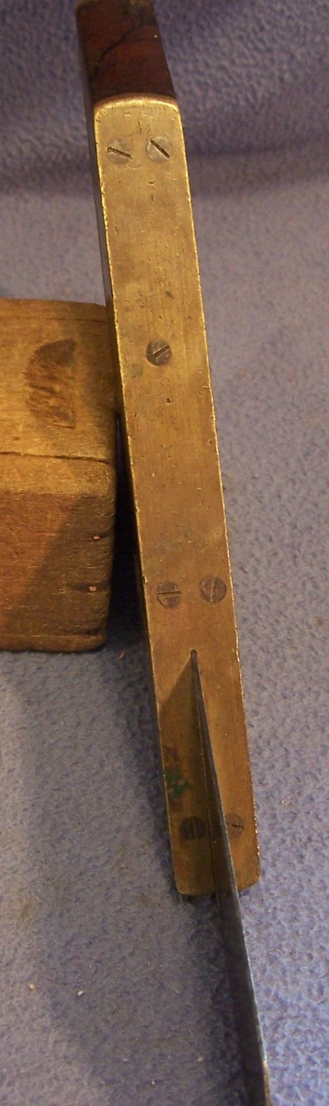 C. G. Siewers Cincinnati 10 inch Miter Square mitre square rosewood and brass