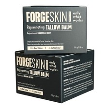 2 x FORGE SKIN Hombres Bálsamo Facial Sebo 50g Crema Hidratante Carne Sebo