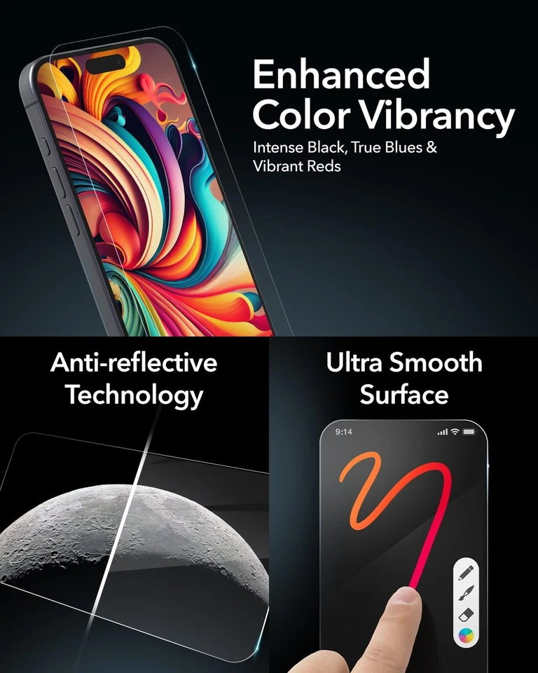 ZAGG Glass XTR3 Google Pixel 9 Pro XL Screen Protector - 10X Stronger with Re... - Image 3 of 4