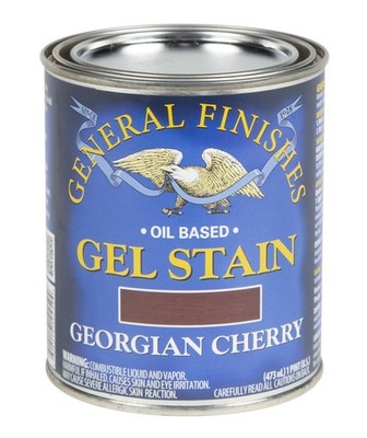 Oil Base Gel Stain, 1 Pint, Georgian Cherry
