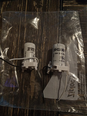 Lot Of 2 Sylvania FS-25 22W Starter For Floresent Lamp