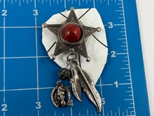 Very Nice Unique Southwestern Equestrian Button Cover