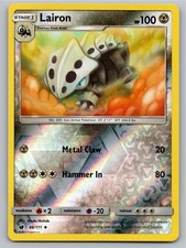 2017 POKEMON CRIMSON INVASION LAIRON 66/111 REVERSE HOLO UC NM A105359 FREE S&H