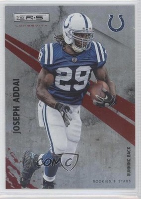 2010 Panini Rookies & Stars Longevity Ruby 49/100 Joseph Addai #63 0d2