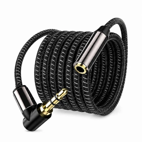 3.5mm Right Angle 6.6 FT Cable Compatible for Cheyenne Tattoo Machines - product listing photo