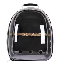 Bird Backpack Carrier with Perch Portable Bird Travel Cage Bag for Parakeets