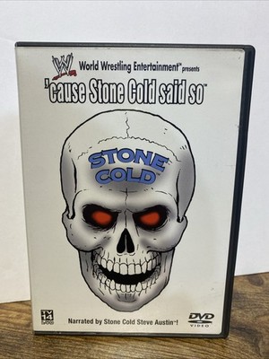 2003 WWE Steve Austin DVD Cause Stone Cold Said So with Case