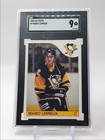 MARIO LEMIEUX 1985-86 TOPPS HOCKEY ROOKIE PENGUINS #9 RC SGC 9 Q5775