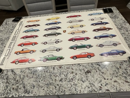 Porsche Poster Thoroughbreds From Zuffenhausen 356 911 912 928 914