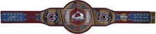 Cale Makar Avalanche Signed WWE Legacy Title Belt w/Conn Smythe Insc - LE of 10