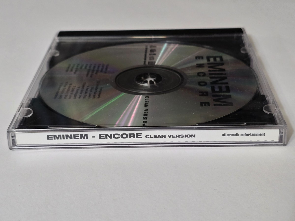 EMINEM ENCORE CLEAN PROMO CD RAP HIPHOP SHADY AFTERMATH DR DRE