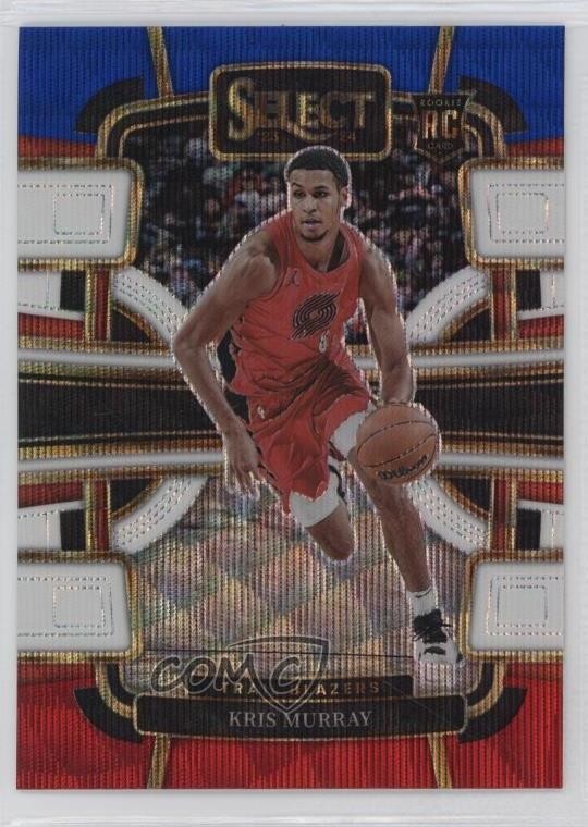 2023-24 Panini Select Concourse Tri-Color Prizm Kris Murray #91 Rookie RC