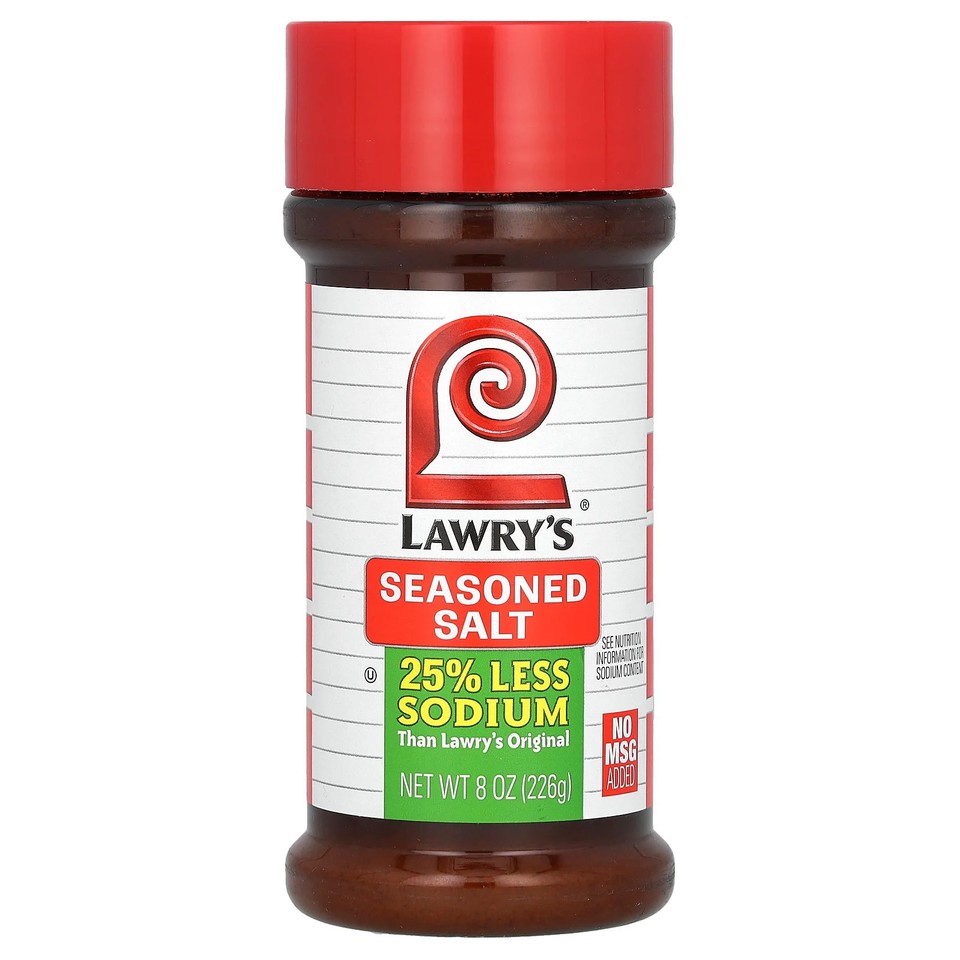 Seasoned Salt, Less Sodium, 8 oz (226 g)