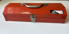 Vintage Vermont American No. 1500 Red Metal Utility Gadget Tool Box 15 Vintage Vermont American No. 1500 Red Metal Utility Gadget Tool Box 15