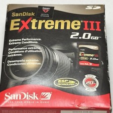 SanDisk 2GB Extreme III CompactFlash - SDSDX3-2048-901