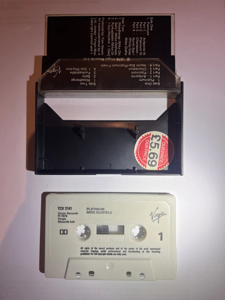  Mike Oldfield - Platinum - TCV 2141 - Play Tested Cassette Foto 2 de 2