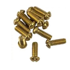 Lincoln Products LIN119253 1/2 x 8/32 in. Brass Bibb Screws,12 Pack