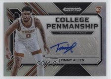 2023-24 Panini Prizm Draft Picks College Penmanship Silver Timmy Allen Auto 1e6a