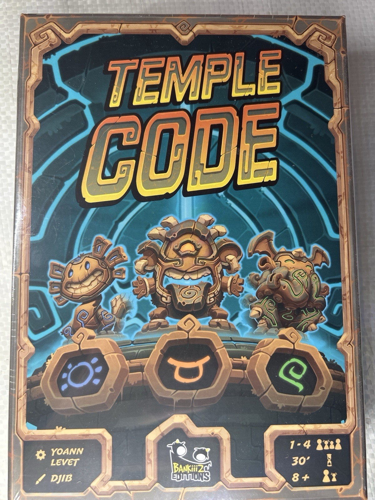 Temple Code Board Game New & Sealed Deduction Strategy 1-4 Players Fast Play