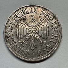 1969 Germany 1 Mark - J - Coin #C-043