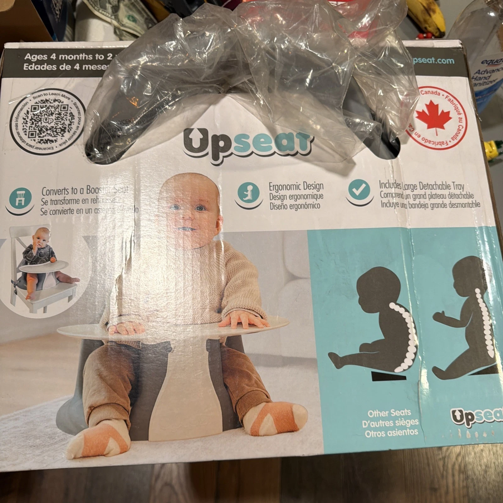 ORIGINAL Upseat Baby Floor Seat Booster Chair for Sitting Up with Removable Tray
Opens in a new wind