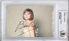 SIGNED Barbra Streisand Sexy Young Photo Cut Print BAS Beckett COA Autograph