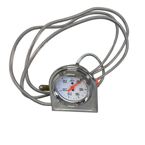 Sunpro Chrome Mechanical Water Temp Gauge Temp F 100-250 Classic Car Hot Rod