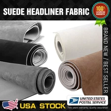 Car Roof Liner Sag Replacement Headliner Fabric Material Foam Backing 60" Width